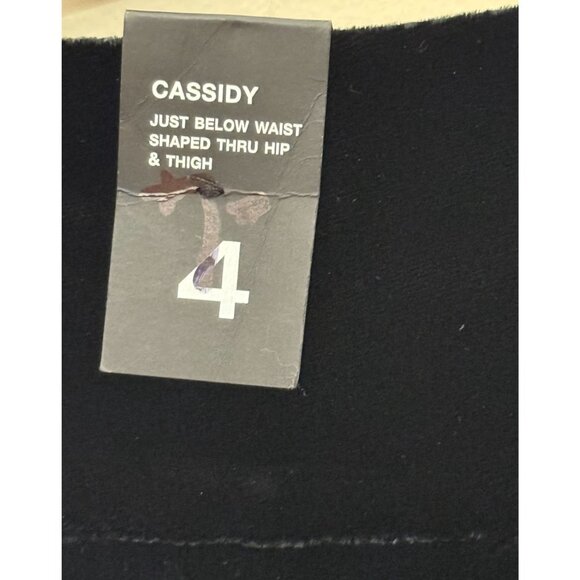 The Limited "Cassidy" style Silk Blend Black Velvet Wide Leg Pants Size 4  NWT - Picture 3 of 9